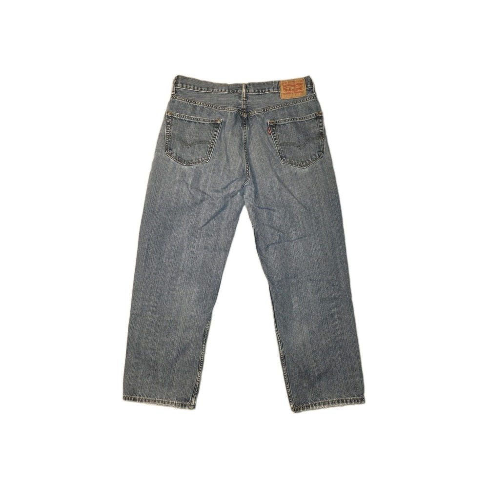 Levi's 550 Denim Stonewash Blue 36x30 Relaxed Fit Jeans - Picture 3 of 10